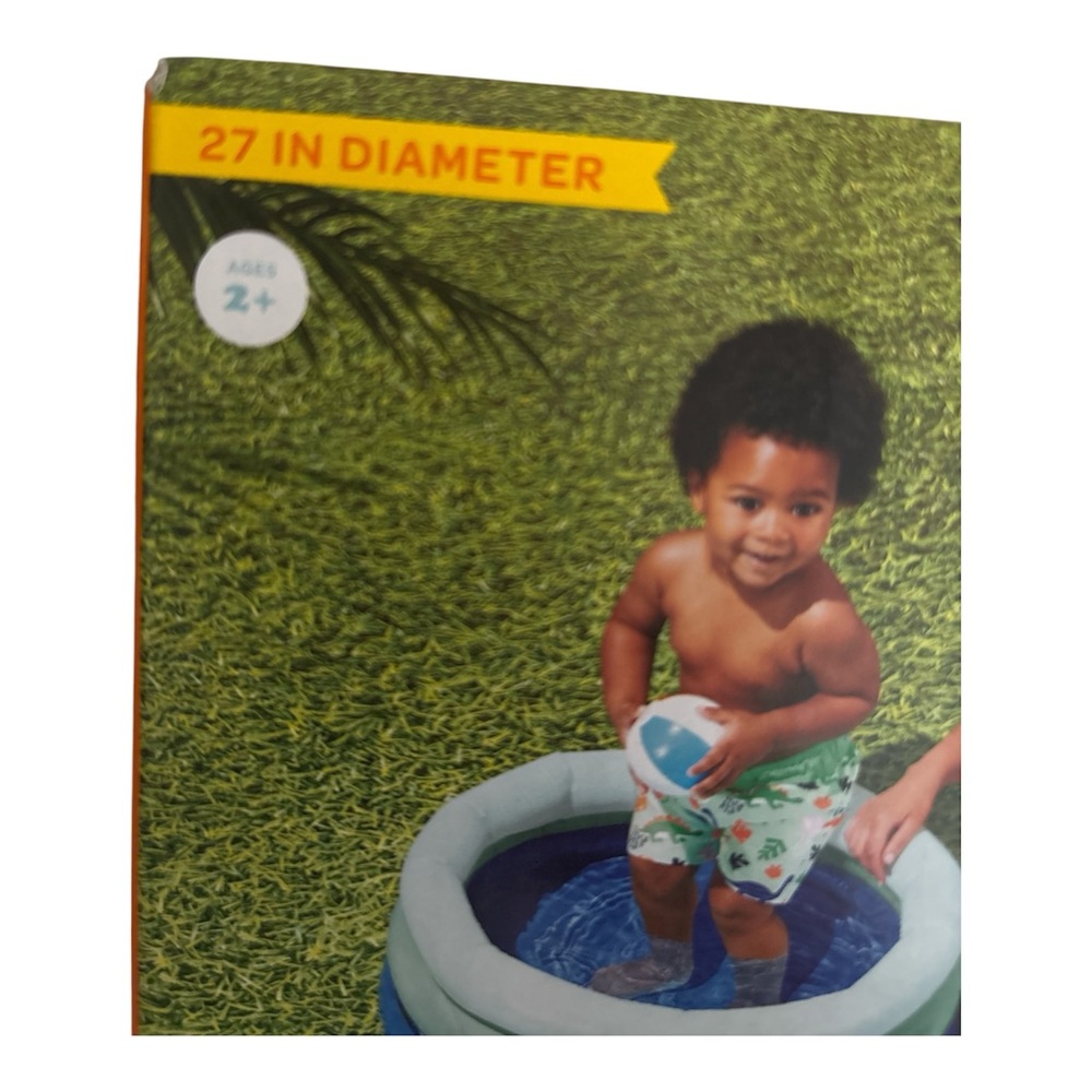Target Sun Squad Inflatable Mini Pool - Blue and Green - Picture 2 of 3